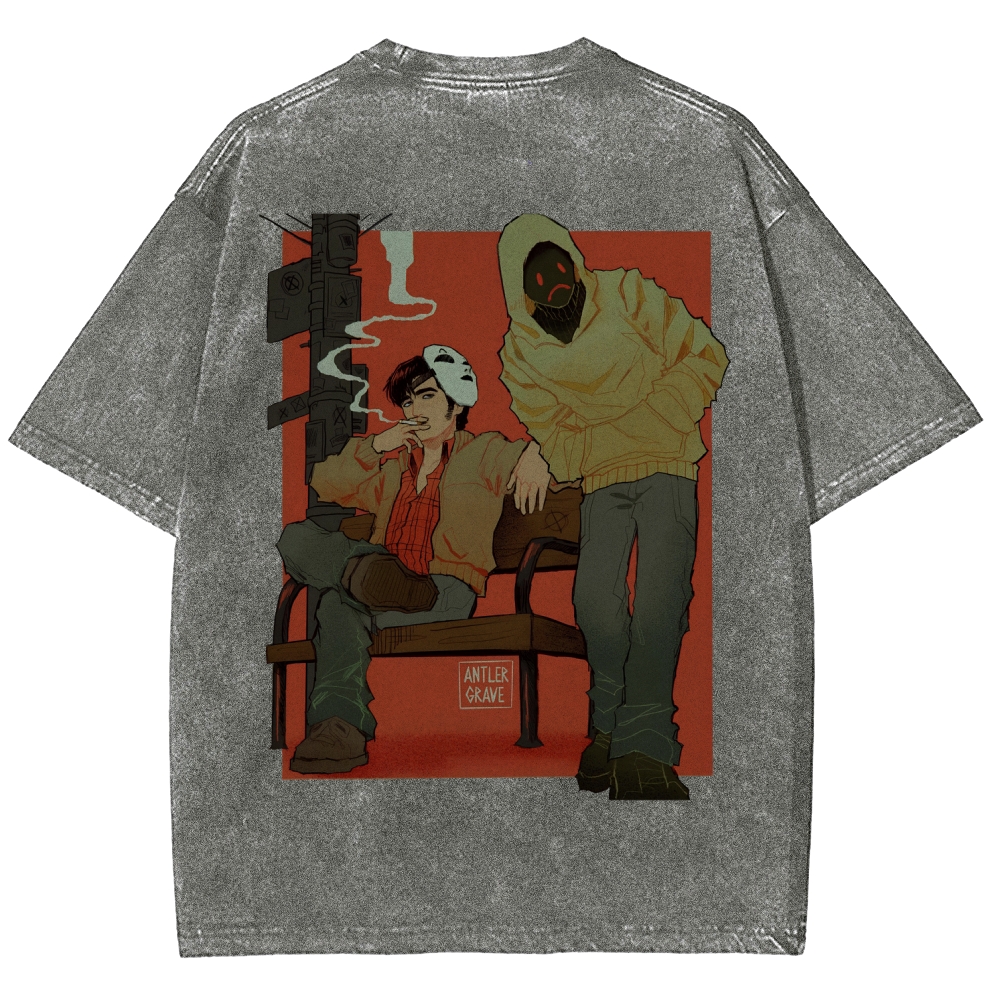 Marble Hornets Unisex Fit Washed T-Shirt 2601012658