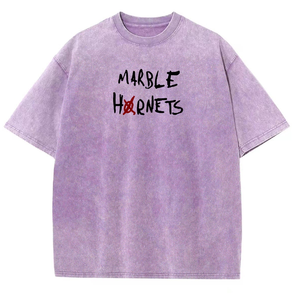 Marble Hornets Unisex Fit Washed T-Shirt 2601012658