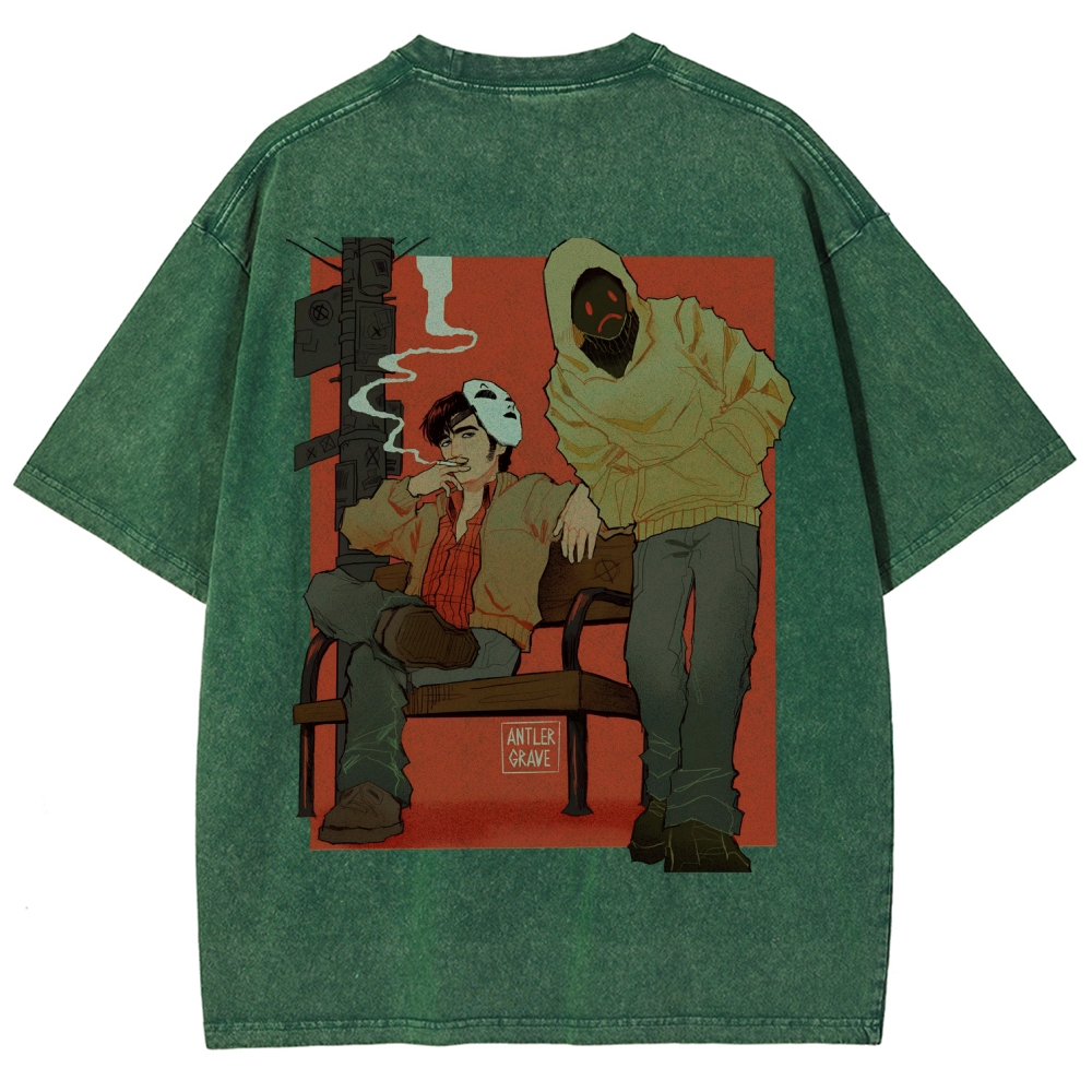 Marble Hornets Unisex Fit Washed T-Shirt 2601012658