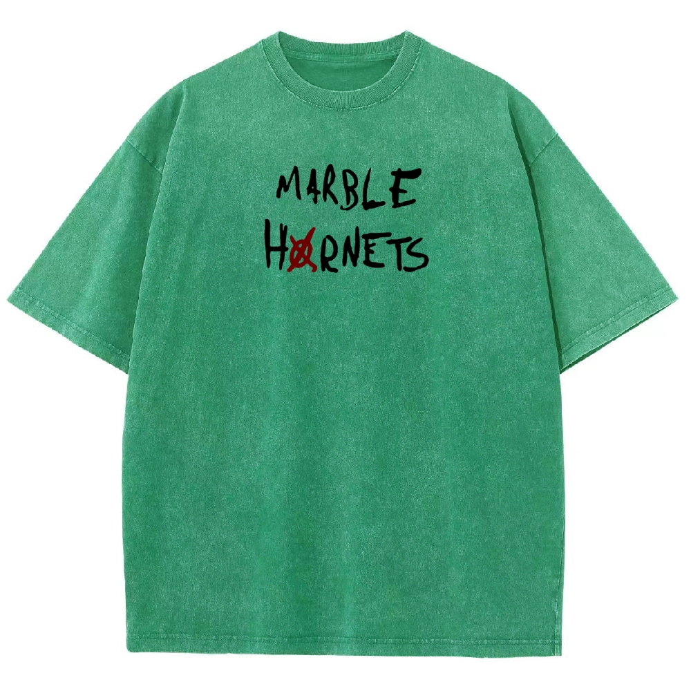 Marble Hornets Unisex Fit Washed T-Shirt 2601012658