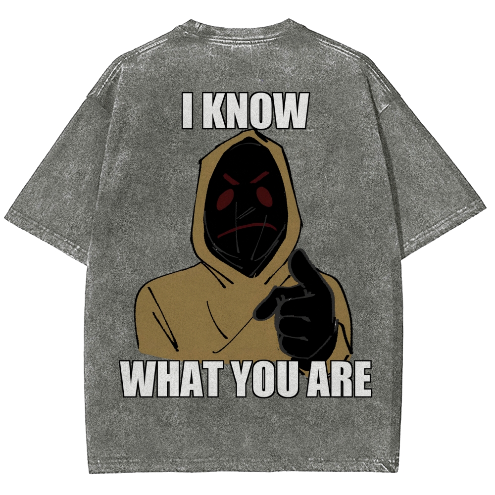 Marble Hornets Unisex Fit Washed T-Shirt 2601012692