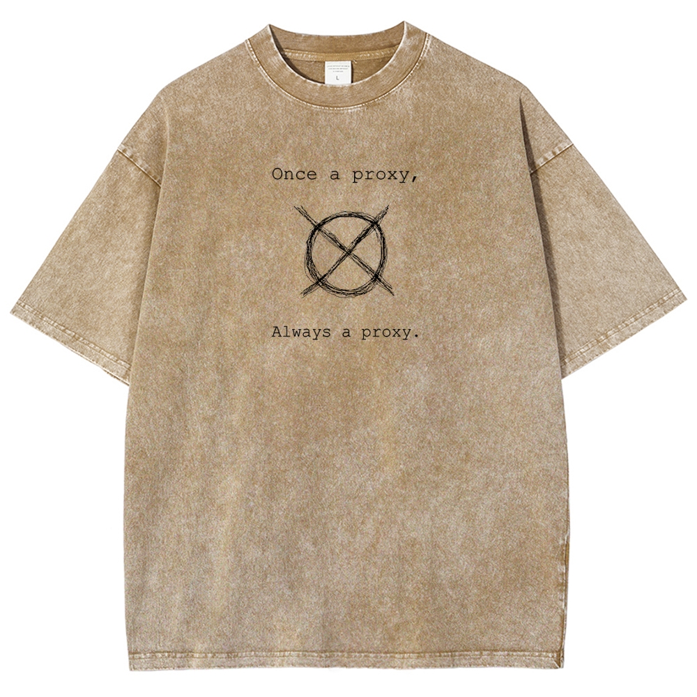 Marble Hornets Unisex Fit Washed T-Shirt 2601012692