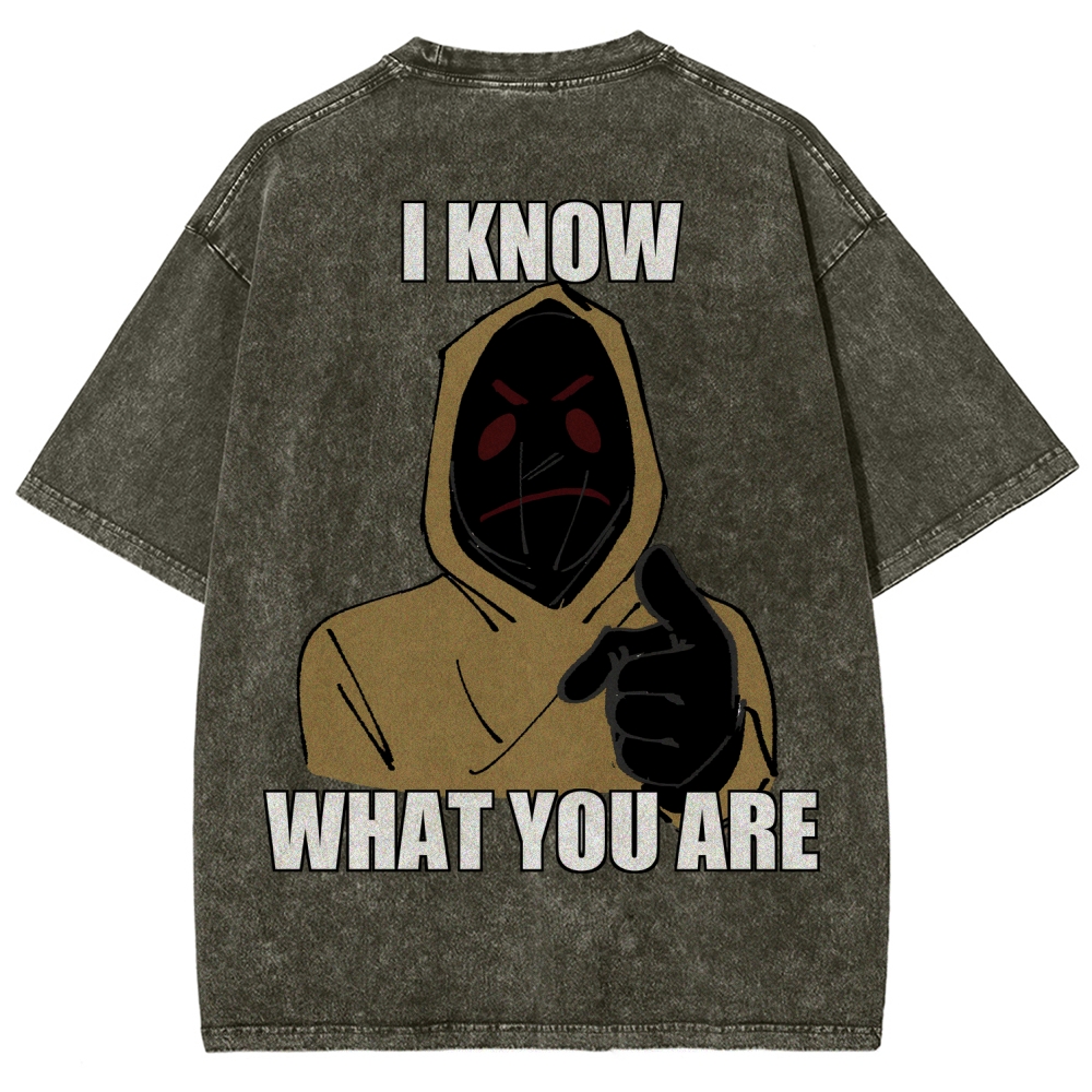 Marble Hornets Unisex Fit Washed T-Shirt 2601012692