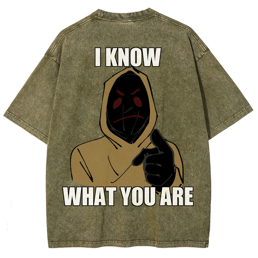 Marble Hornets Unisex Fit Washed T-Shirt 2601012692