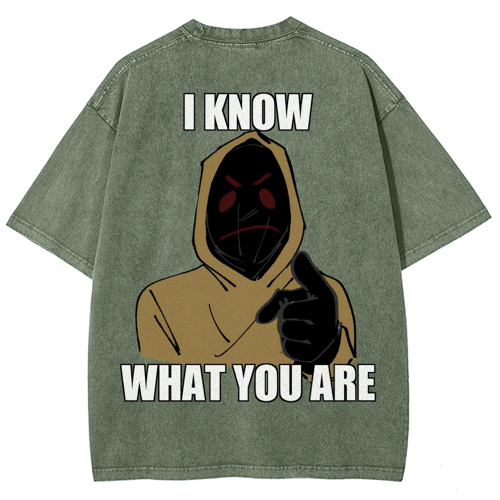 Marble Hornets Unisex Fit Washed T-Shirt 2601012692