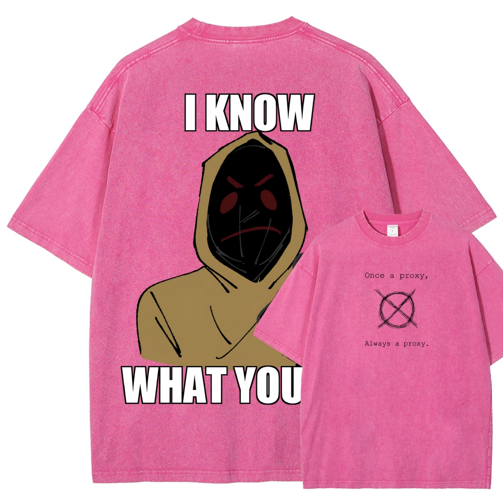 Marble Hornets Unisex Fit Washed T-Shirt 2601012692