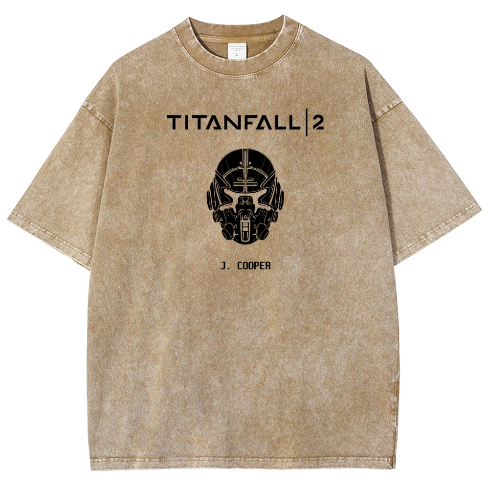 TITANFALL Unisex Fit Washed T-Shirt 2601013387
