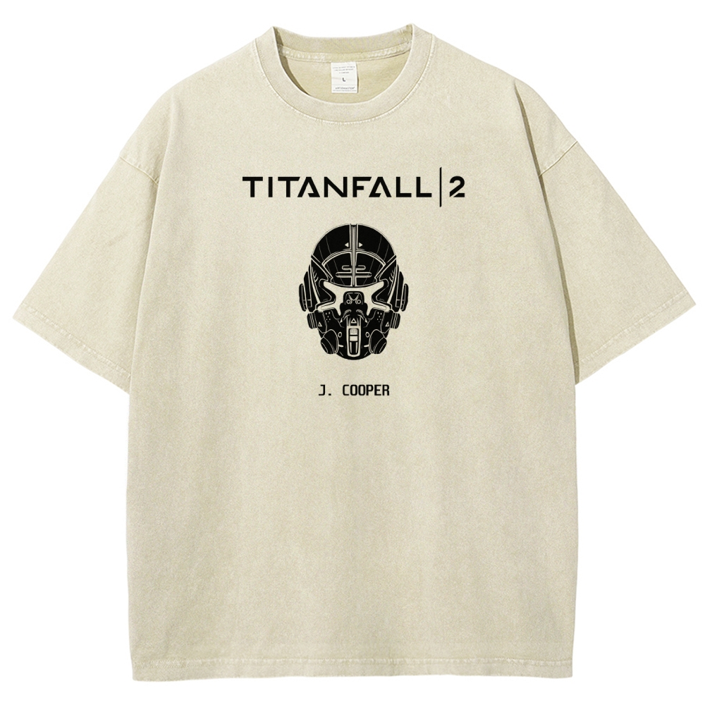TITANFALL Unisex Fit Washed T-Shirt 2601013387
