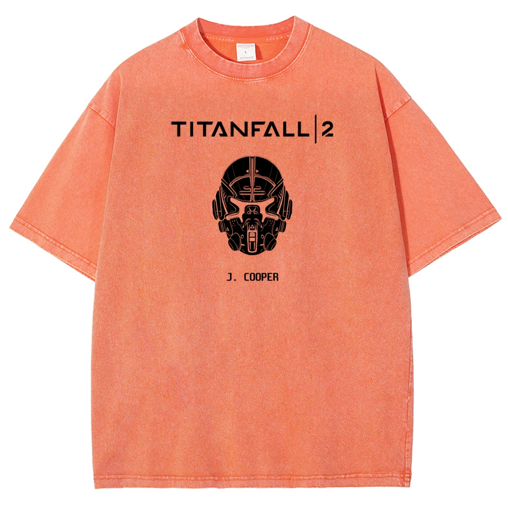TITANFALL Unisex Fit Washed T-Shirt 2601013387