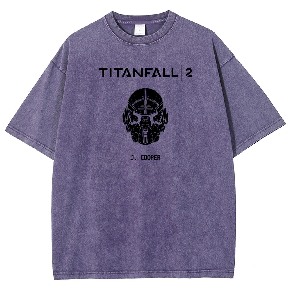 TITANFALL Unisex Fit Washed T-Shirt 2601013387