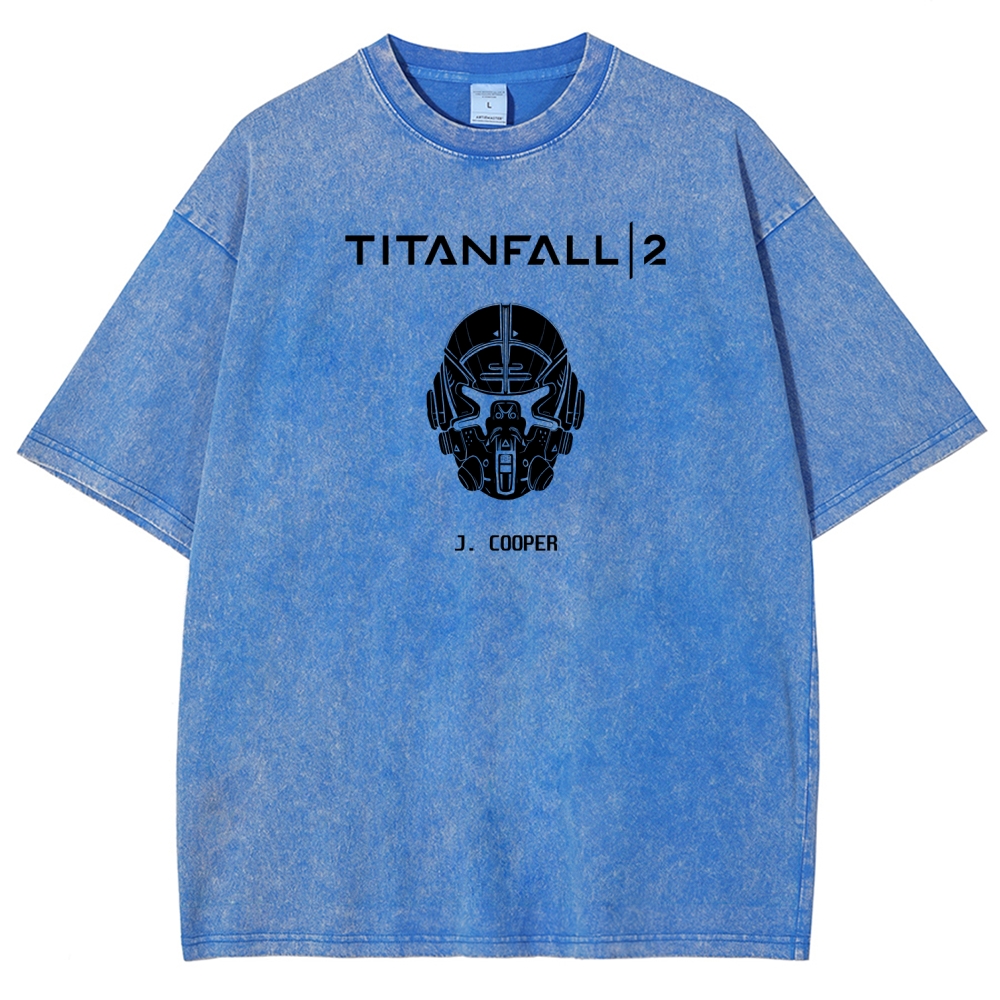 TITANFALL Unisex Fit Washed T-Shirt 2601013387