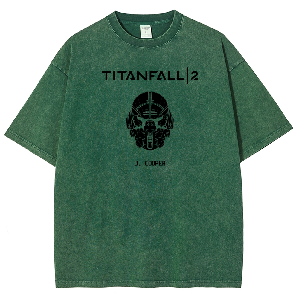 TITANFALL Unisex Fit Washed T-Shirt 2601013387