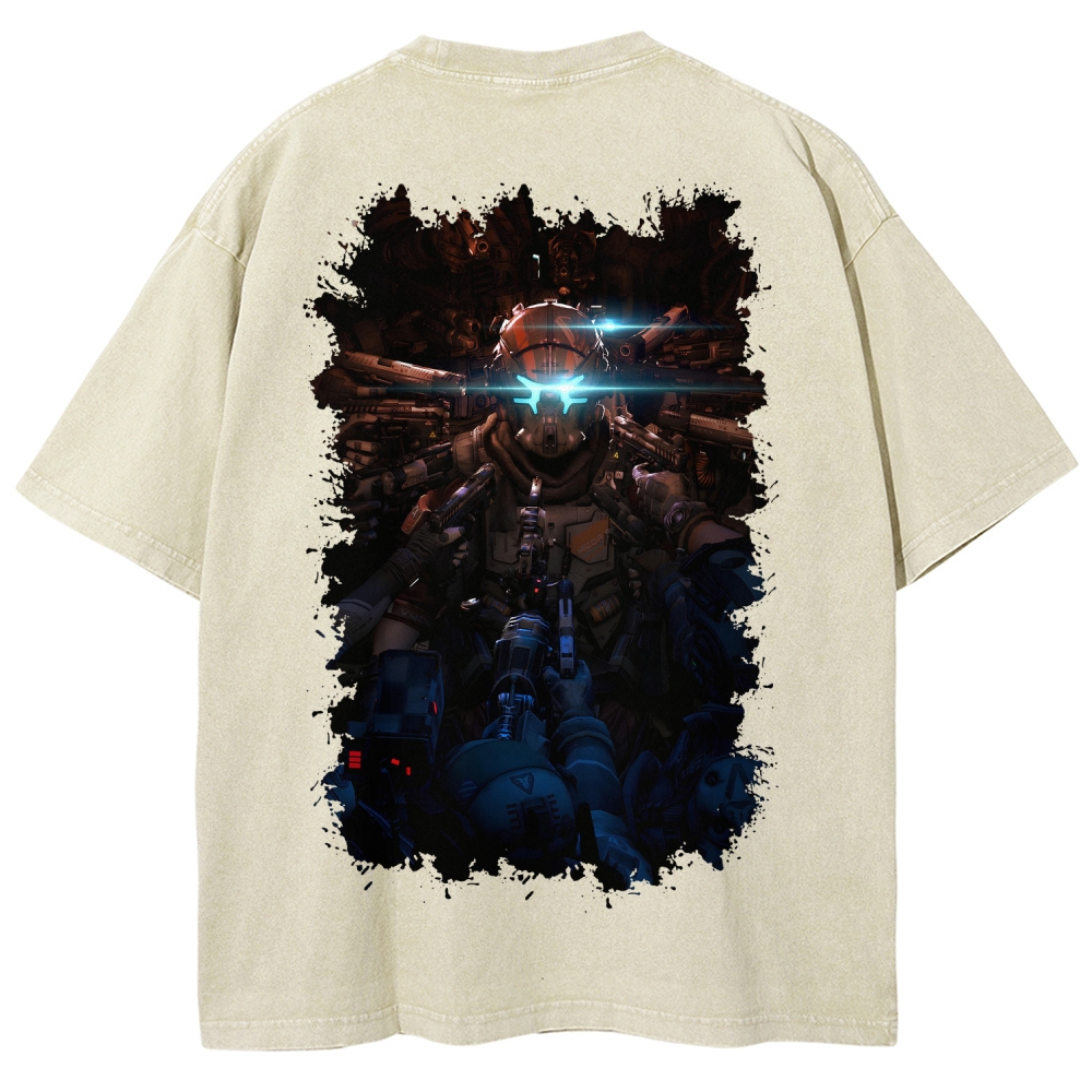 TITANFALL Unisex Fit Washed T-Shirt 2601013533