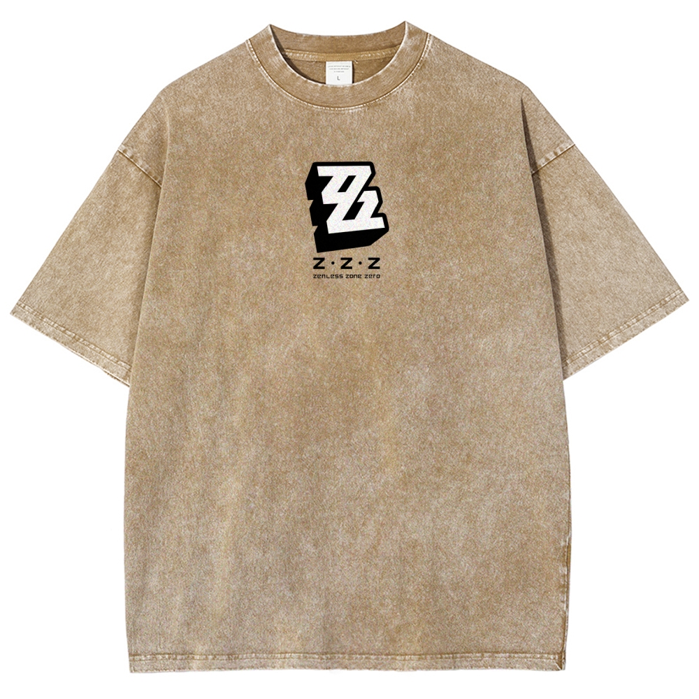 Zenless Zone Zero Unisex Fit Washed T-Shirt 2601013841