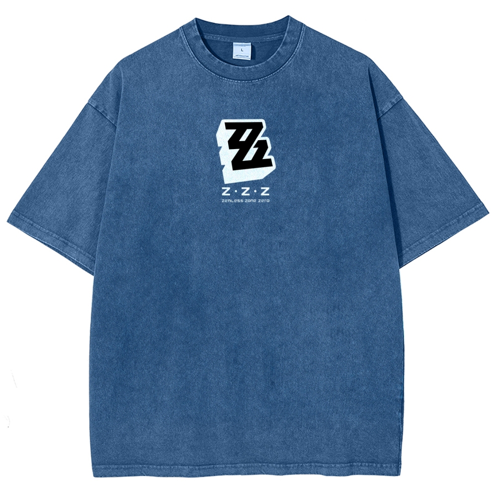 Zenless Zone Zero Unisex Fit Washed T-Shirt 2601013841