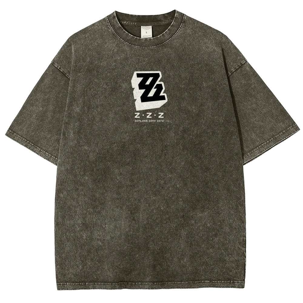 Zenless Zone Zero Unisex Fit Washed T-Shirt 2601013841
