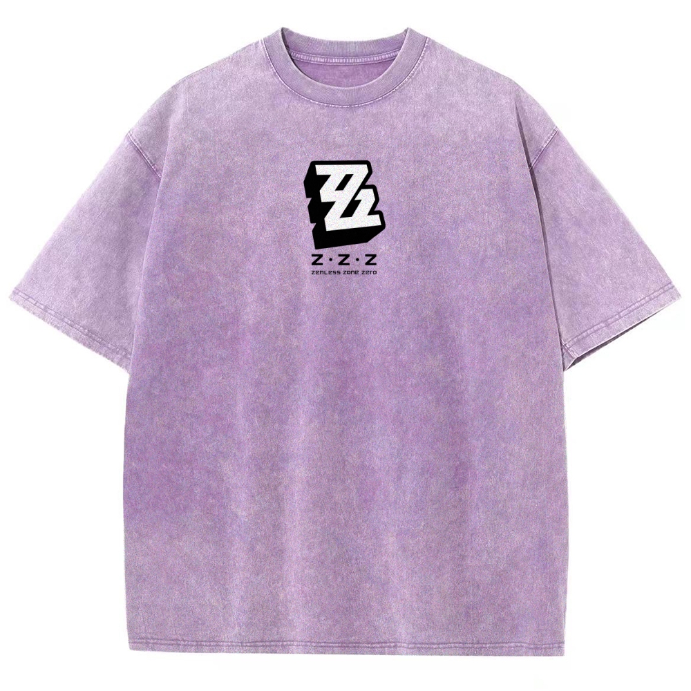 Zenless Zone Zero Unisex Fit Washed T-Shirt 2601013841