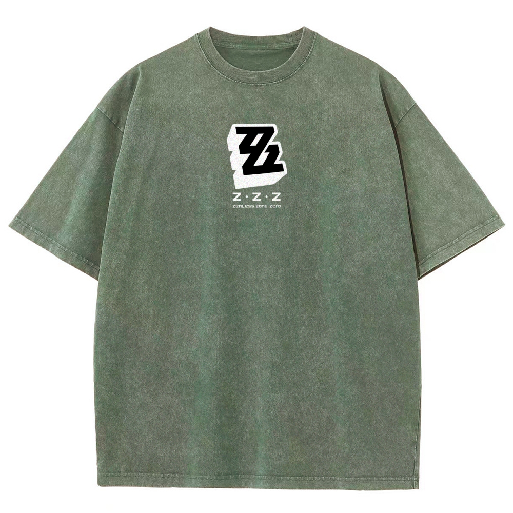 Zenless Zone Zero Unisex Fit Washed T-Shirt 2601013841