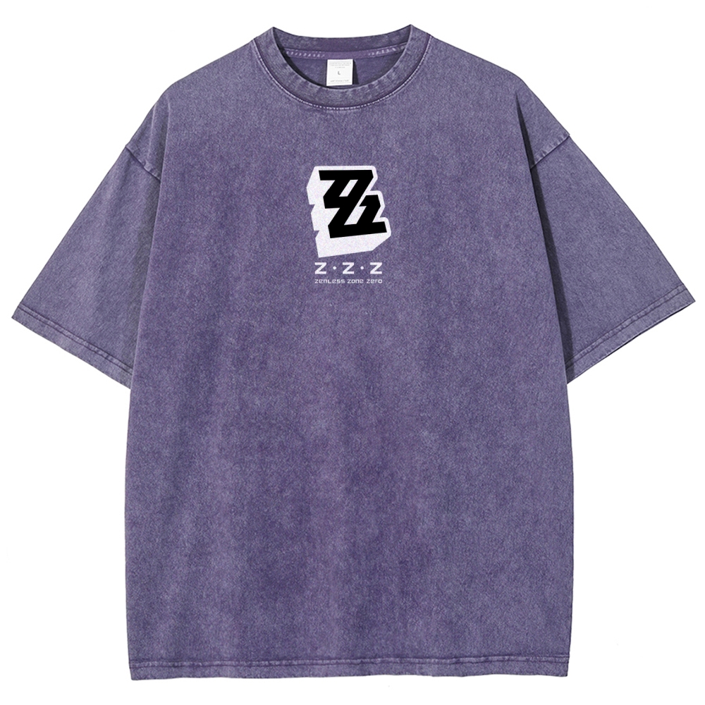 Zenless Zone Zero Unisex Fit Washed T-Shirt 2601013841