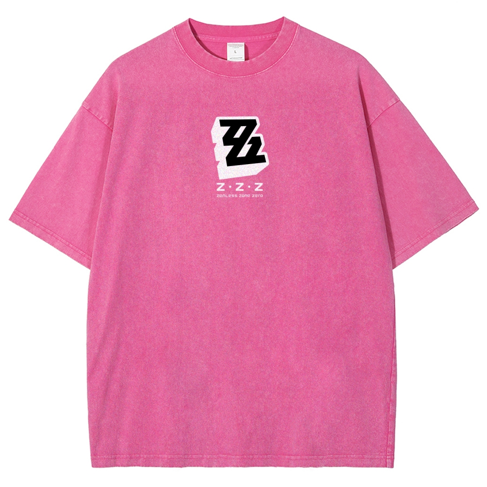 Zenless Zone Zero Unisex Fit Washed T-Shirt 2601013841