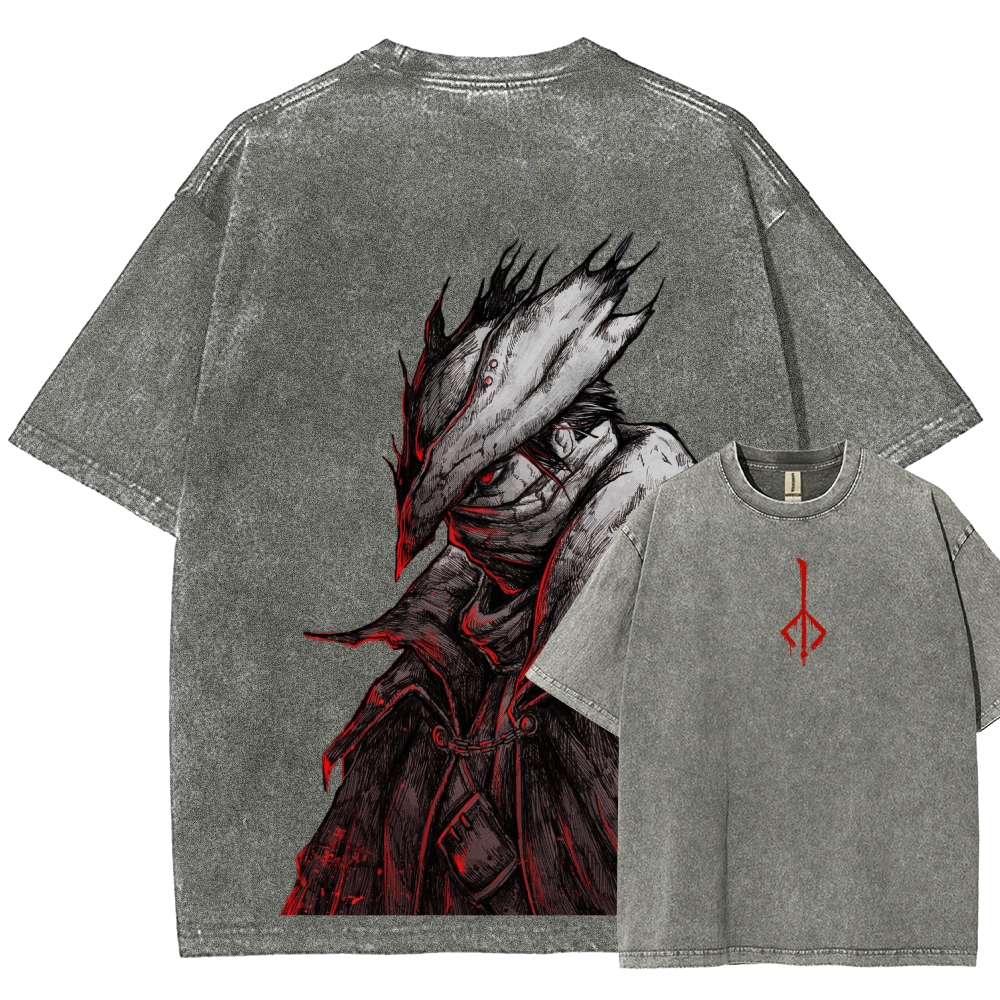 Blood Borne Unisex Fit Washed T-Shirt 2601014120