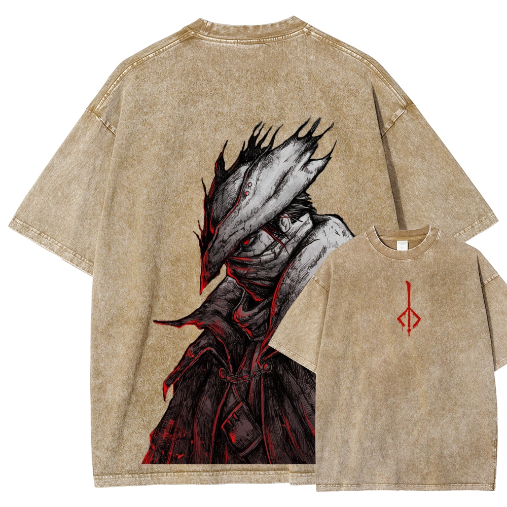 Blood Borne Unisex Fit Washed T-Shirt 2601014120