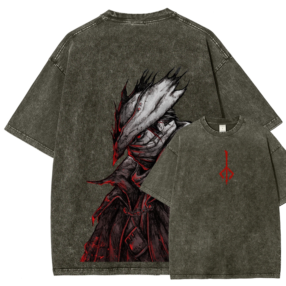 Blood Borne Unisex Fit Washed T-Shirt 2601014120