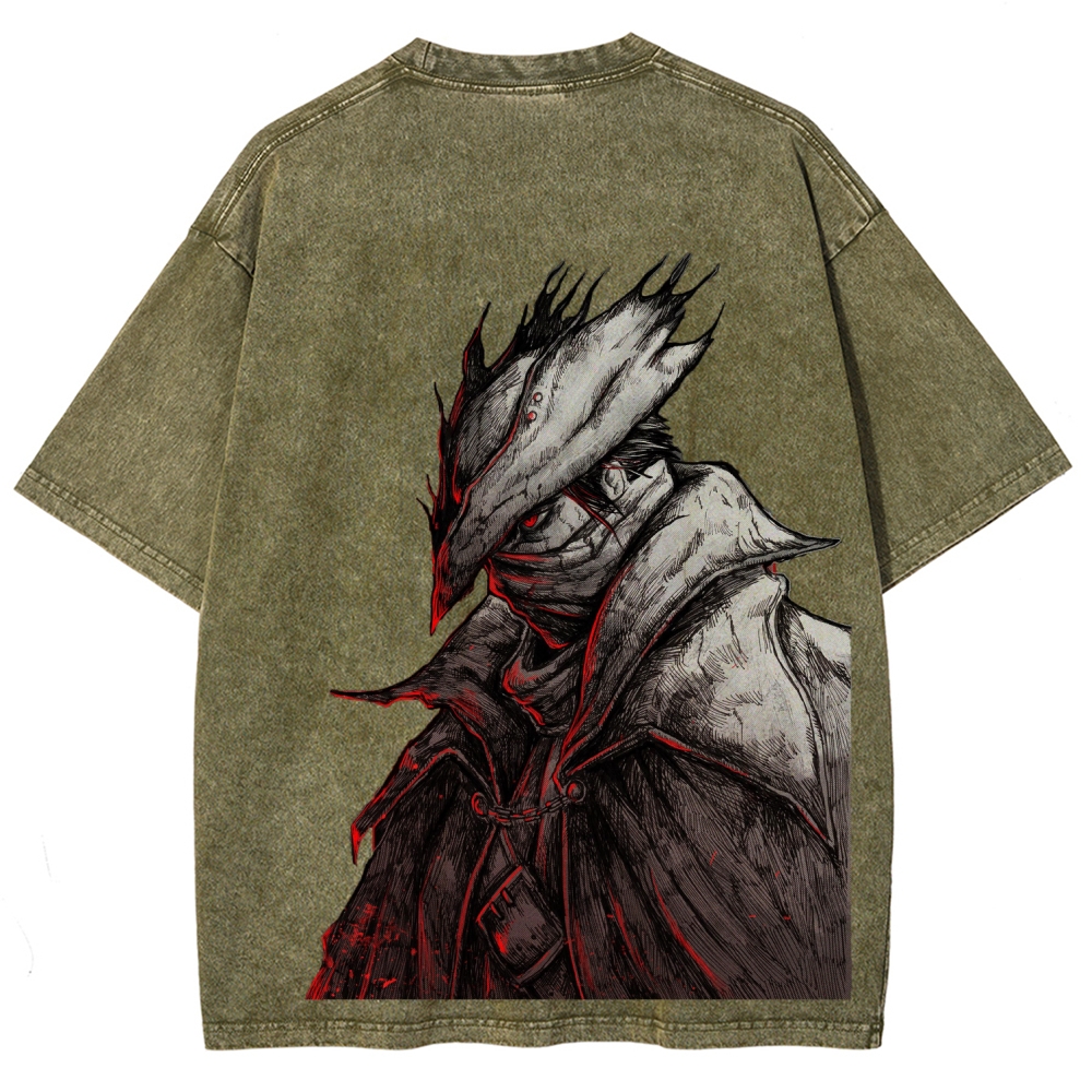 Blood Borne Unisex Fit Washed T-Shirt 2601014120