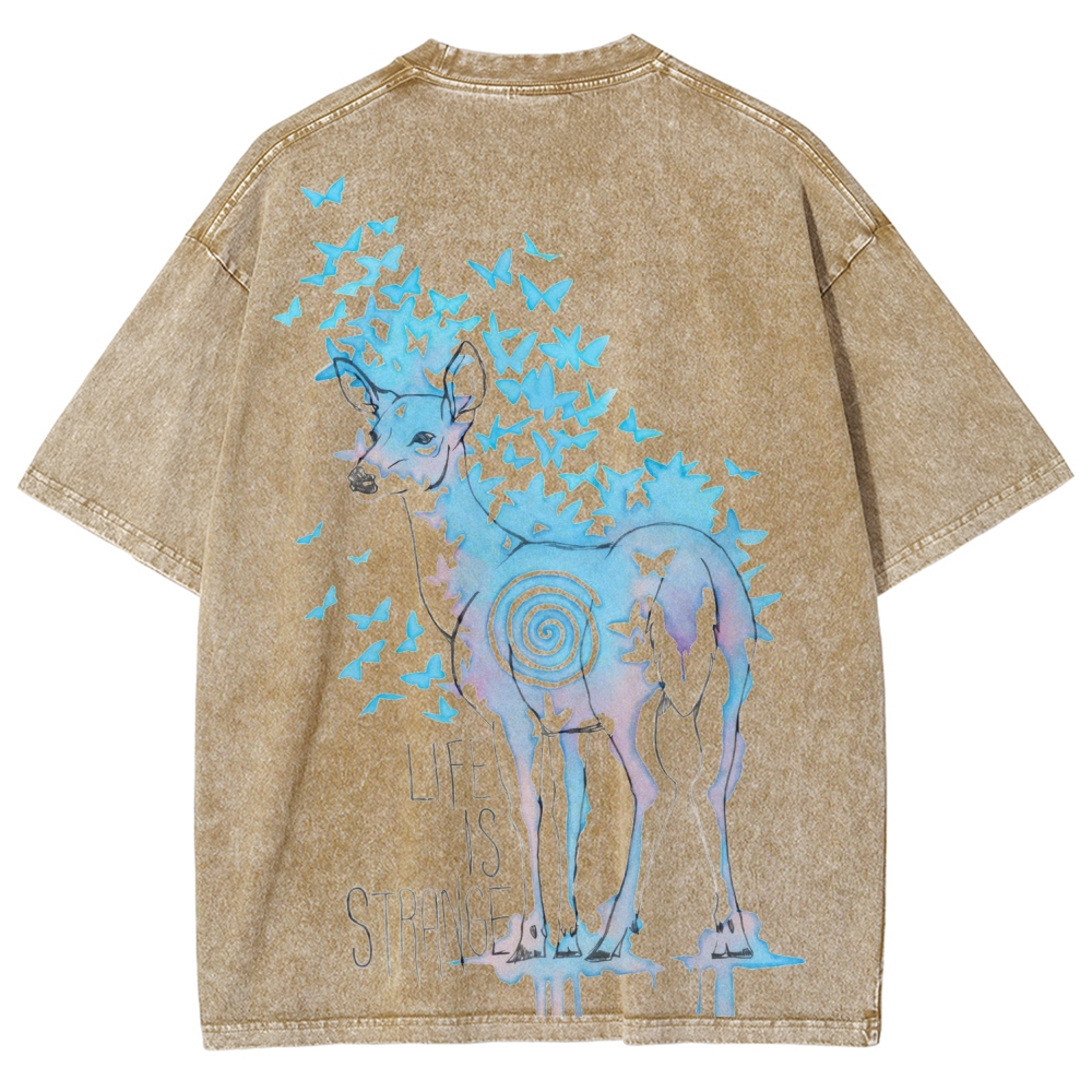 Life Is Strange Unisex Fit Washed T-Shirt 2601014235