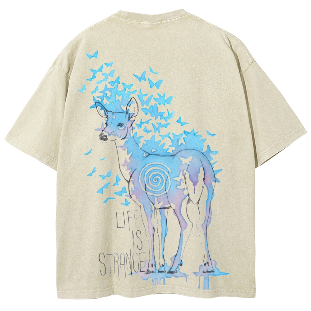 Life Is Strange Unisex Fit Washed T-Shirt 2601014235