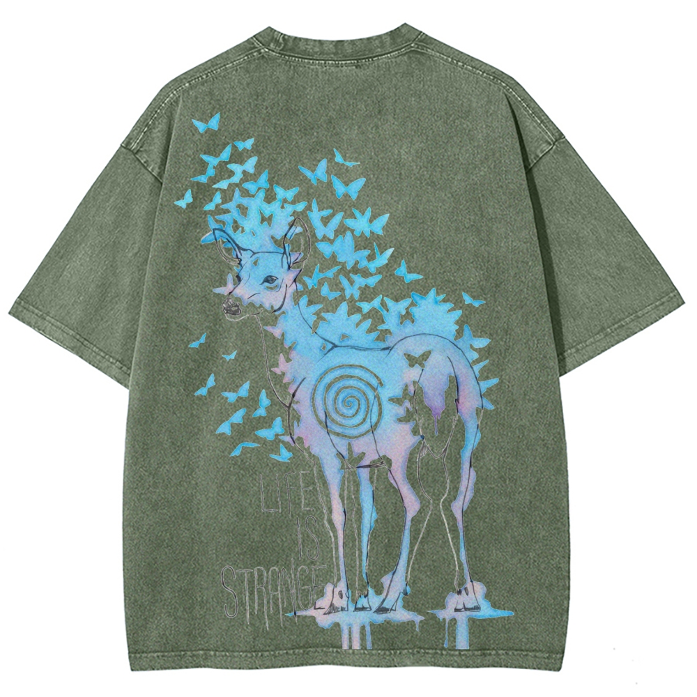 Life Is Strange Unisex Fit Washed T-Shirt 2601014235