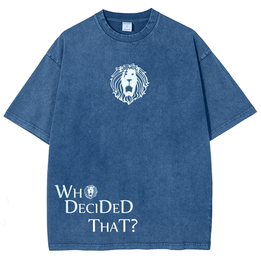 Seven Deadly Sins Unisex Fit Washed T-Shirt 2601014729