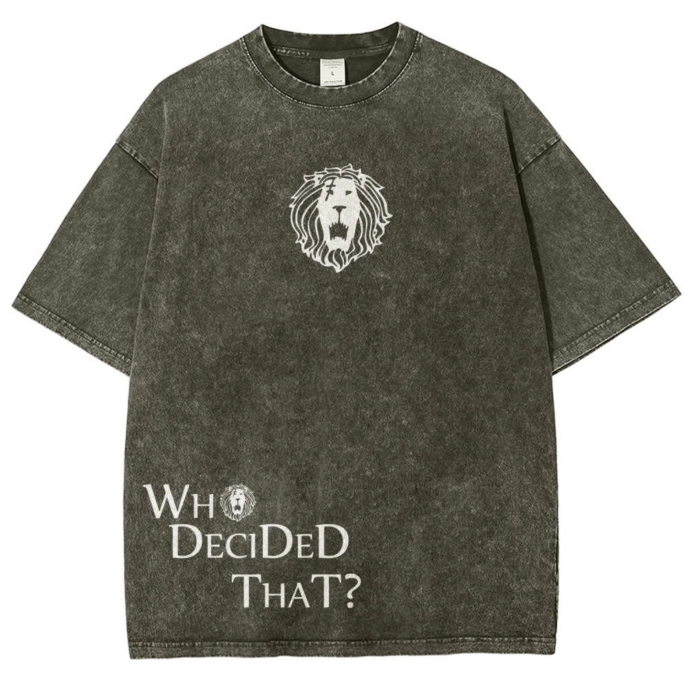 Seven Deadly Sins Unisex Fit Washed T-Shirt 2601014729