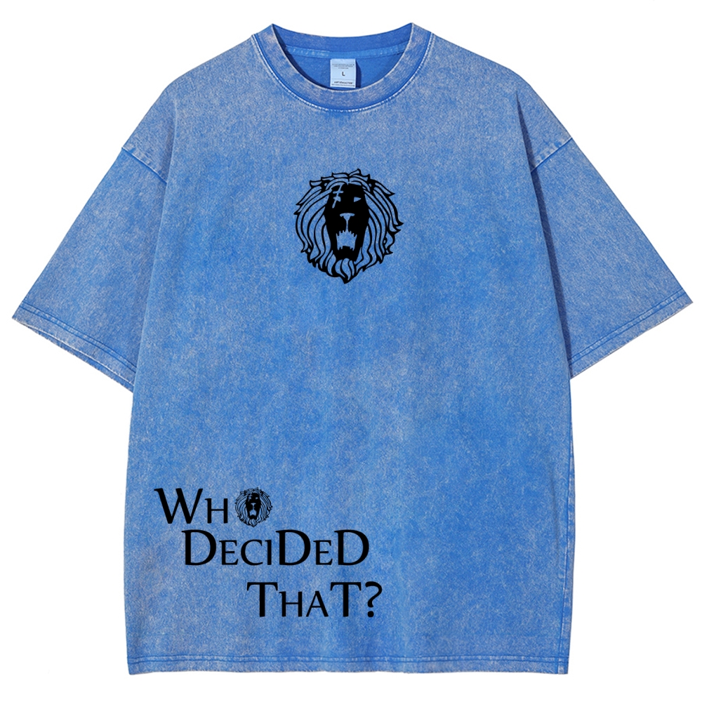 Seven Deadly Sins Unisex Fit Washed T-Shirt 2601014729