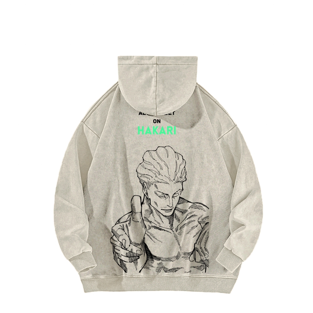 Jujutsu Kaisen Unisex Washed Hoodie 2601015458