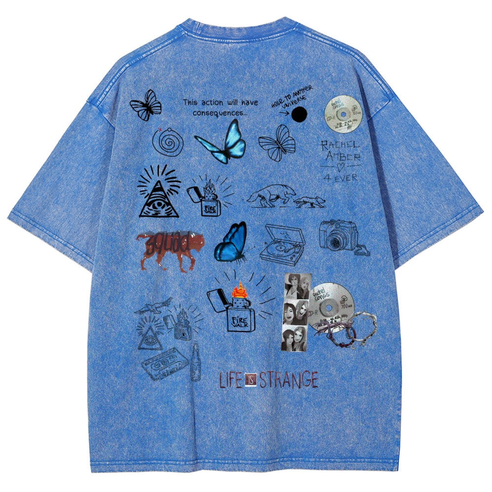 Life Is Strange Unisex Fit Washed T-Shirt 2601016018
