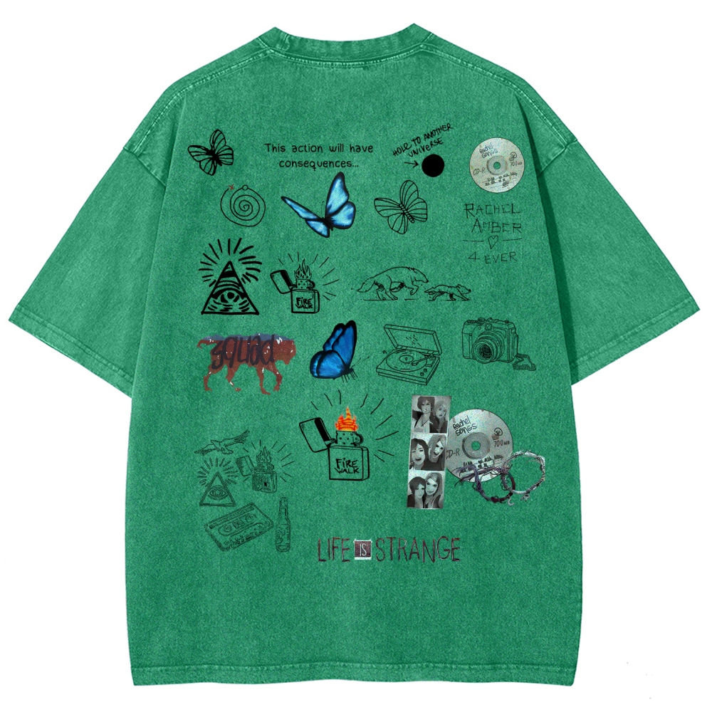 Life Is Strange Unisex Fit Washed T-Shirt 2601016018