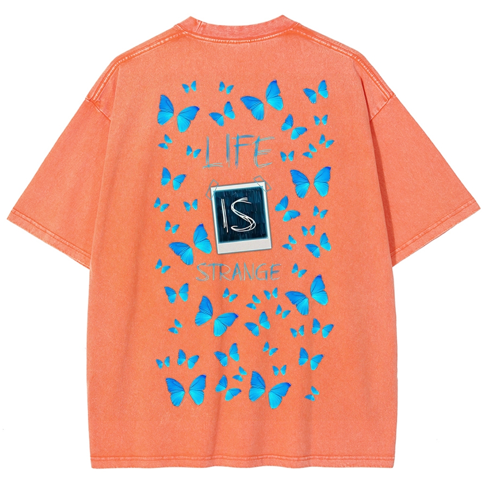 Life Is Strange Unisex Fit Washed T-Shirt 2601016360