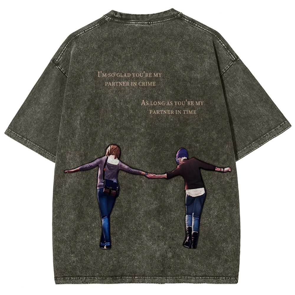 Life Is Strange Unisex Fit Washed T-Shirt 2601016532