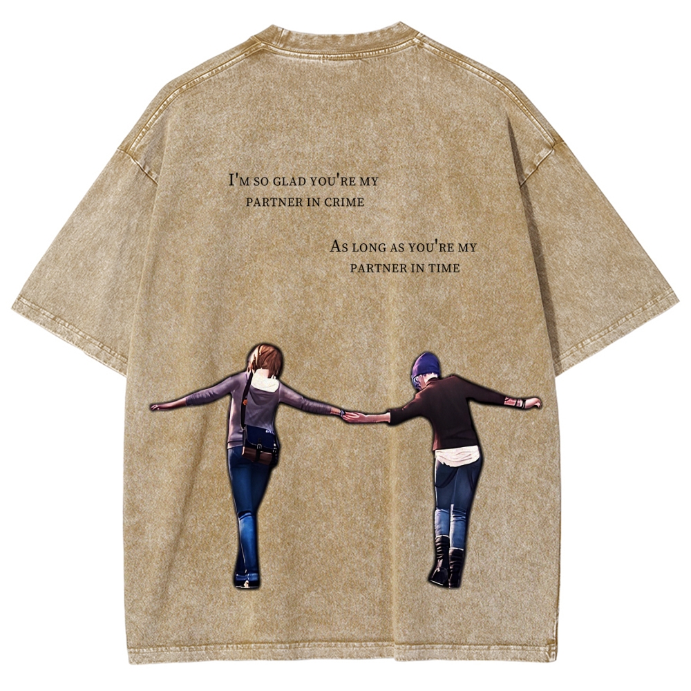 Life Is Strange Unisex Fit Washed T-Shirt 2601016532