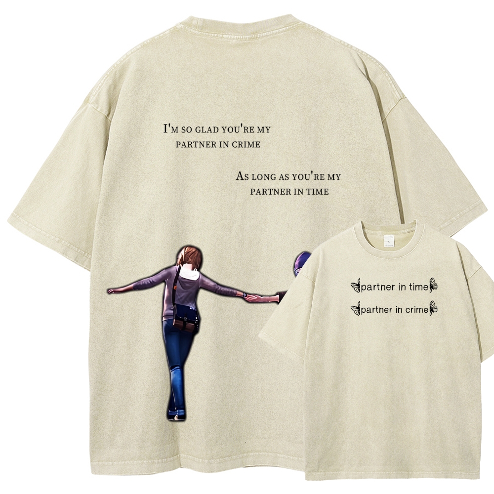 Life Is Strange Unisex Fit Washed T-Shirt 2601016532