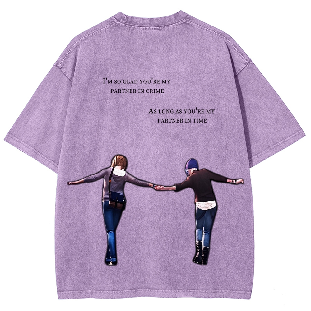 Life Is Strange Unisex Fit Washed T-Shirt 2601016532