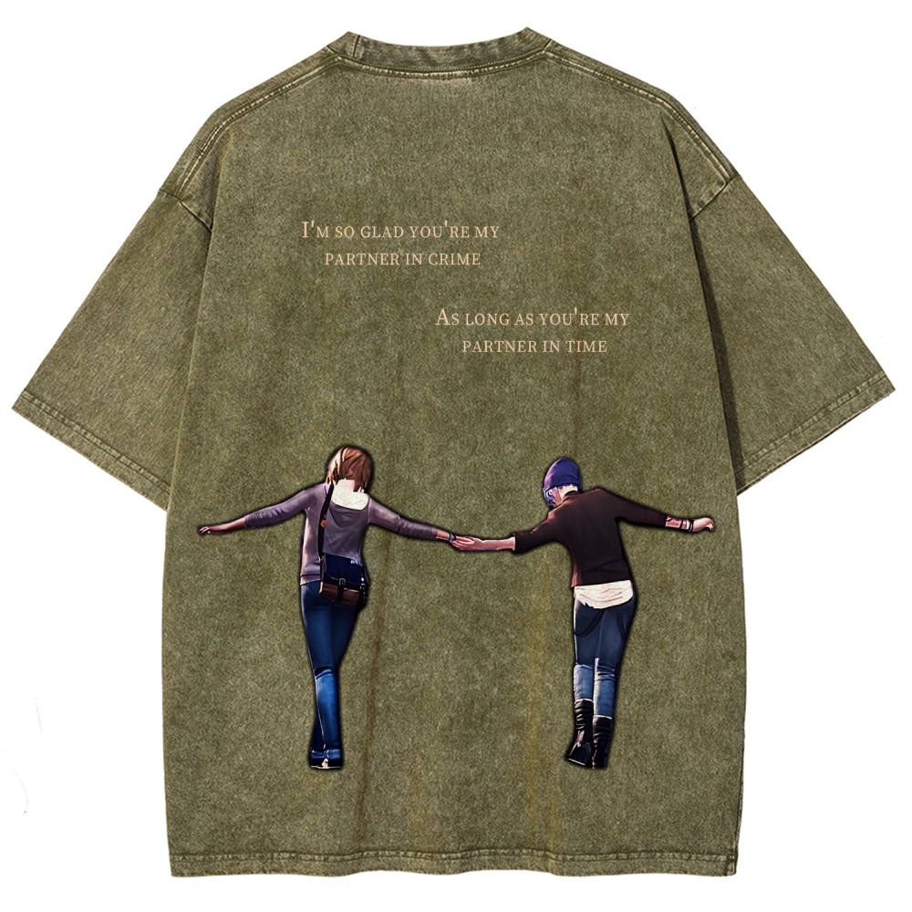 Life Is Strange Unisex Fit Washed T-Shirt 2601016532