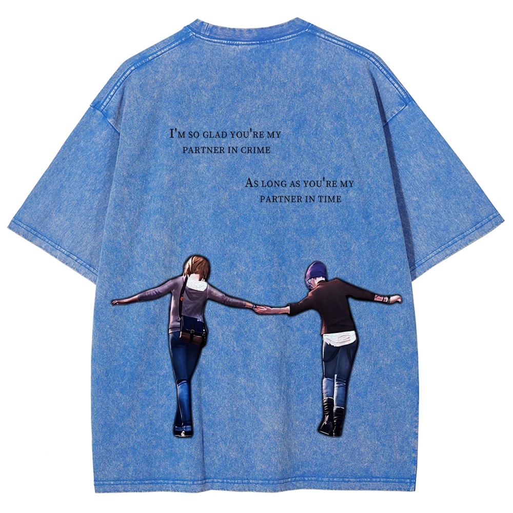 Life Is Strange Unisex Fit Washed T-Shirt 2601016532