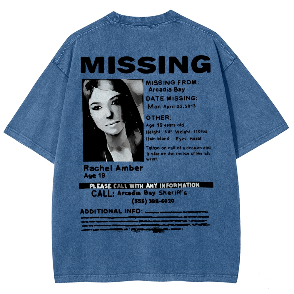 Life Is Strange Unisex Fit Washed T-Shirt 2601016598