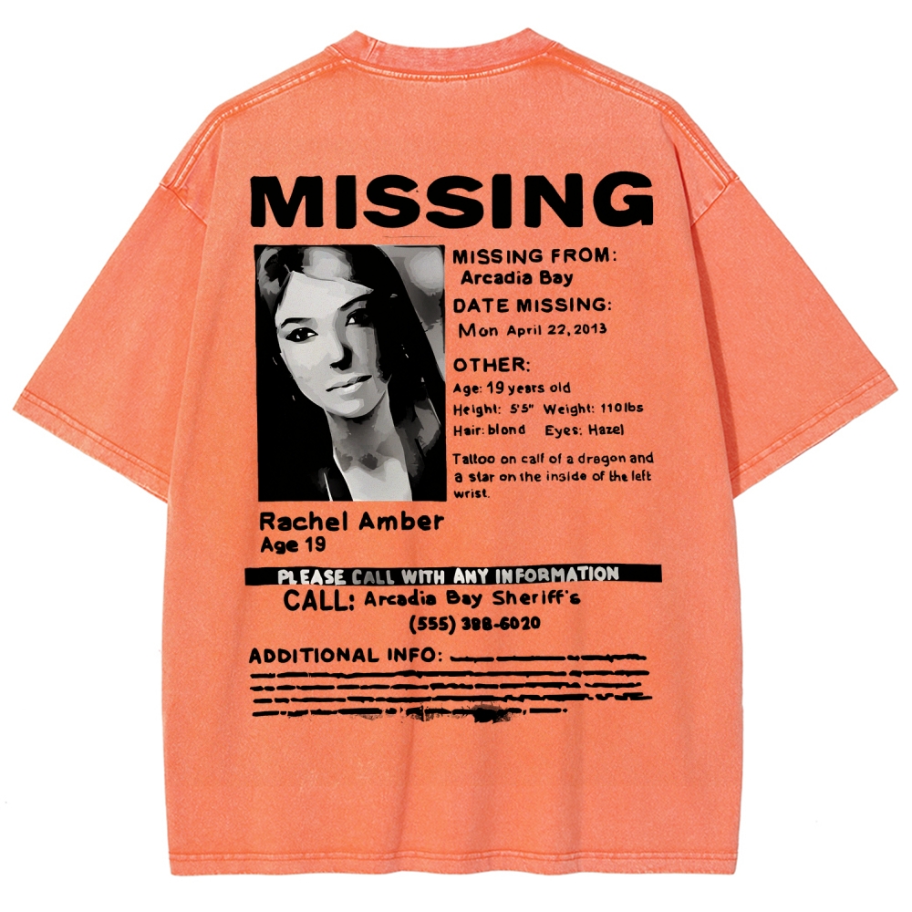 Life Is Strange Unisex Fit Washed T-Shirt 2601016598