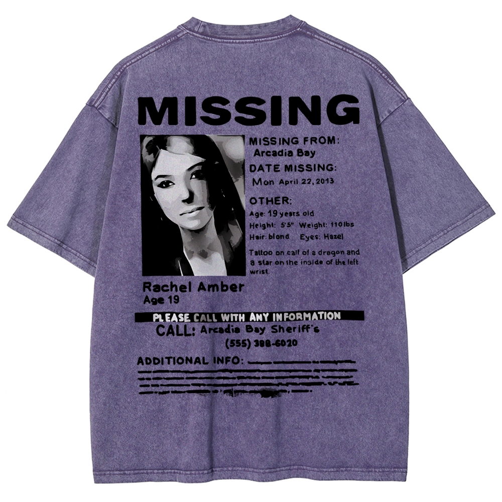 Life Is Strange Unisex Fit Washed T-Shirt 2601016598