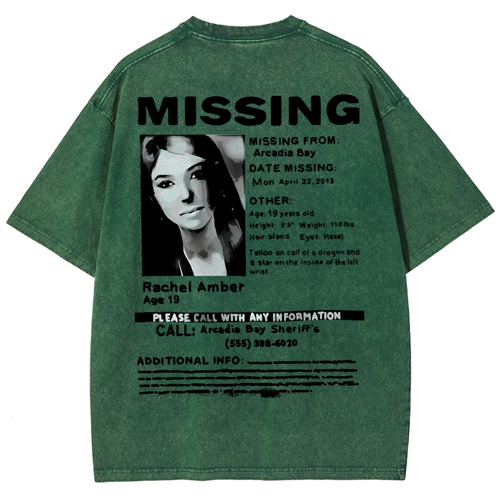 Life Is Strange Unisex Fit Washed T-Shirt 2601016598