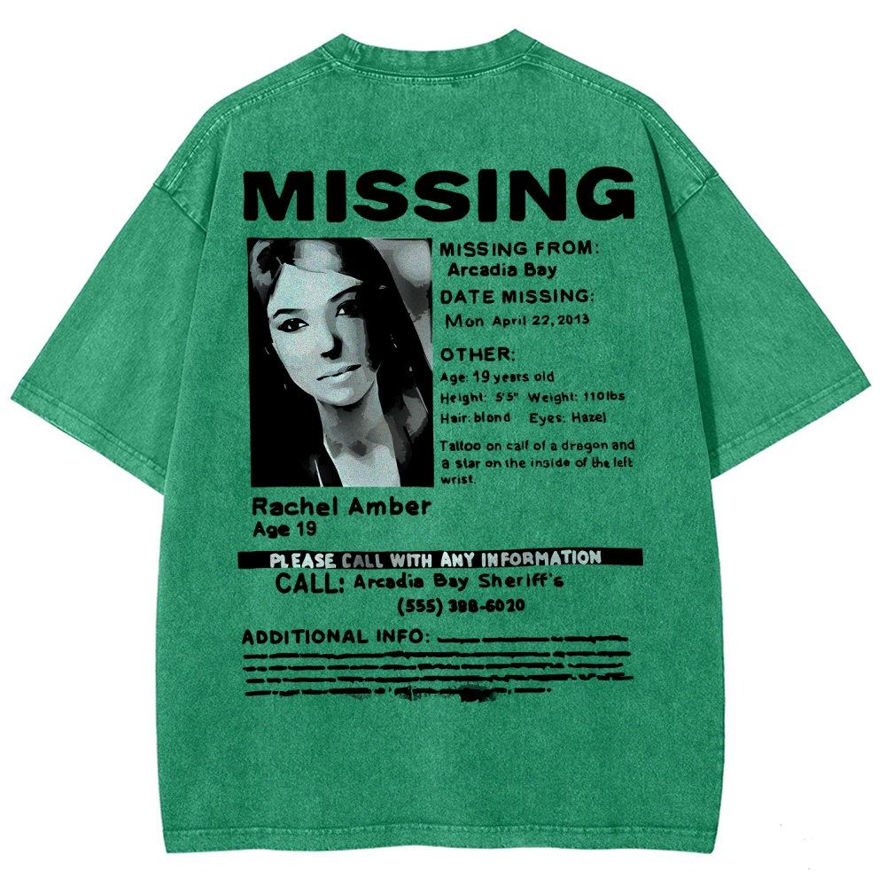 Life Is Strange Unisex Fit Washed T-Shirt 2601016598