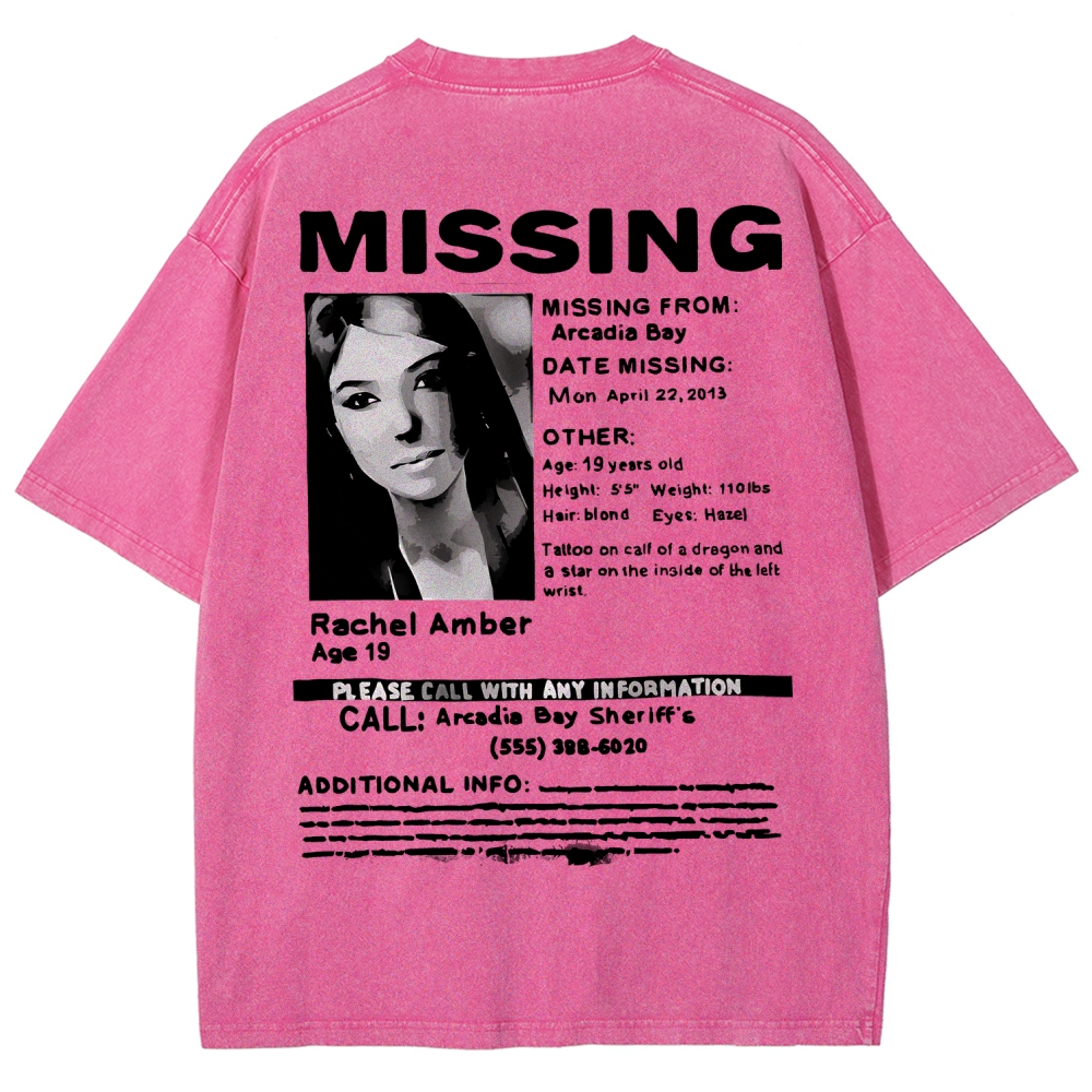 Life Is Strange Unisex Fit Washed T-Shirt 2601016598